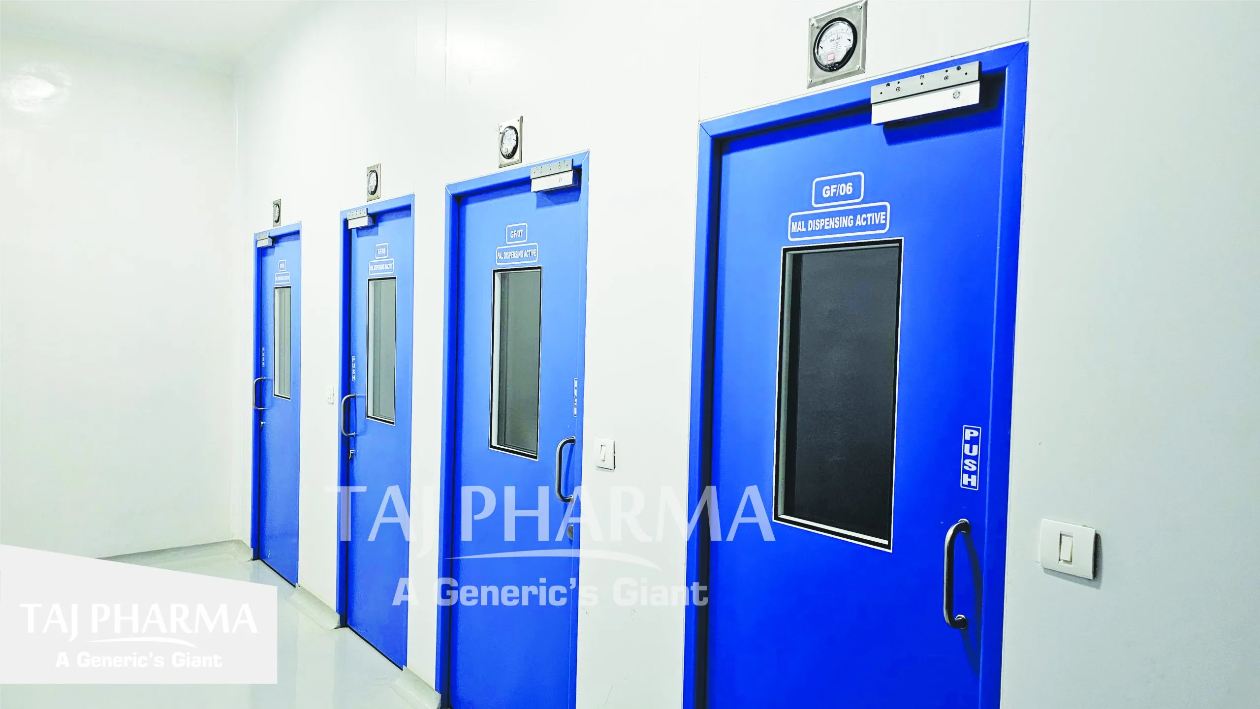 Taj Pharma Manufacturing Plant Interior